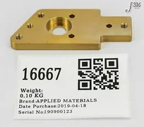 16667 APPLIED MATERIALS PLATE CONTACT DC SOURCE 13 LEFT 0020-21485