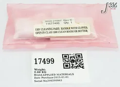 17499 APPLIED MATERIALS BLOCK, WALL CLAMP (NEW) 0020-21007