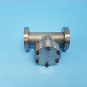 176-0402// AMAT APPLIED 3300-02674 FTGTEE WITH 2-3/4 CONFLAT FLANGES [USED]