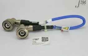 17867 APPLIED MATERIALS RF CABLE ASSY. SQ RIGHT ANGLE W/ INTLK PARTS 0150-21692