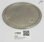17959 APPLIED MATERIALS SHUTTER DISK, 8 SNNF CLAMPED ELECTRA IM 0021-07230