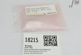 18215 APPLIED MATERIALS STRAP RF B101 WATER BOX (NEW) 0021-20368