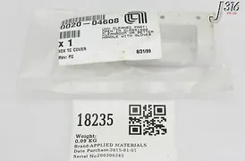 18235 APPLIED MATERIALS BOX, TC COVER (NEW) 0020-04608