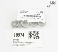 18974 APPLIED MATERIALS WSHR LKG SPLIT #1/2 .171W X .125THK SST (NEW) 3880-01291