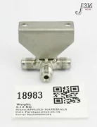 18983 APPLIED MATERIALS BRACKET VCR CROSS 0040-20165