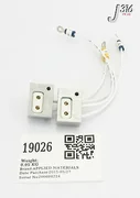 19026 APPLIED MATERIALS HARNESS ASSY. LAMP SOCKET B3/B4, A942110 0140-76187