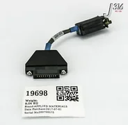 19698 APPLIED MATERIALS C/A MFC ADAPTER W/VLV SHUT-OFF, 9PIN D:CA 0150-36098