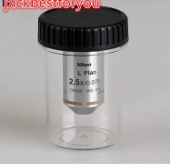 🔥1PC Nikon CFI L Plan EPI 2.5x/0.075 microscope objective MUE00031  P7836B YL