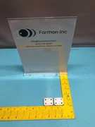 2 AMAT 0020-22805 PLATE ADAPTER CLAMP WIDE BODY CHAMBER, 171302