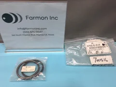 2 AMAT 3700-01610 SEAL STD HLCL LIP 3" ID FLUOROLY 33, FURON 250-337-3307,142468