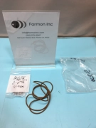 2 AMAT 3700-01338 AND 2-244 GATE VALVE HOUSING O-RING, 191035