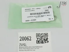 20062 APPLIED MATERIALS WSHRLKG SPLIT #3/8 .680OD X .385ID (NEW) 3880-01028