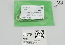 20070 APPLIED MATERIALS WSHR LKG SPLIT #1/2 .869ODX.512IDX.125T (NEW) 3880-01029