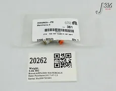 20262 APPLIED MATERIALS FTG TEE 1/8 TUBE X 1/8 MPT (NEW) 3300-02623
