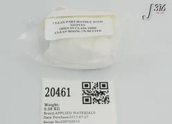 20461 APPLIED MATERIALS HUB END LAMP COVER (NEW) 0020-20484