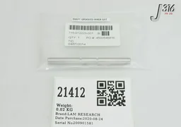 21412 LAM RESEARCH SHAFT GROVVED INNER GATE INNER SPRING PIN NEW 715-012223-001