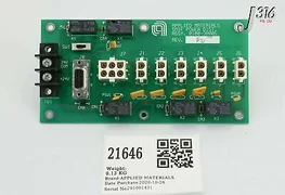 21646 APPLIED MATERIALS ASSY PCB SMIF POWER DIST 0110-38005 0100-38005