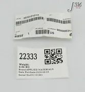 22333 APPLIED MATERIALS ORF RSTR FLOW 5SLM N2 IN CAJON VCR UNI (NEW) 3510-01015