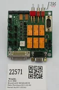 22571 LAM RESEARCH PCB, DUAL VALVE CONTROL BOARD 810-001489-002