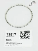 23517 NOVELLUS RF SHIELD, O-RING, 0.103W X 2.987 (NEW) 31-118636-10