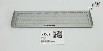 23539 NOVELLUS SCREEN, RF SHIELD, ETCHED, SHORT (NEW) 17-110412-00