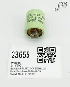 23655 APPLIED MATERIALS CP FIX KF 15 PF 25 CERAMIC DISC 10%, HEC HT57 0630-01113