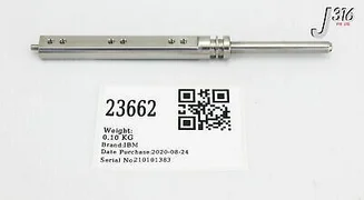 23662 APPLIED MATERIALS SHAFT,DUAL SEAL,THROTTLE VALVE, 160MM (NEW) 0020-31542