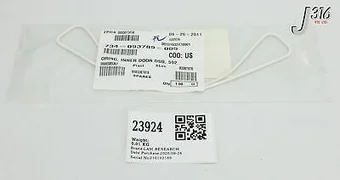 23924 LAM RESEARCH O-RING, INNER DOOR DSQ, 592 (NEW) 734-093789-005