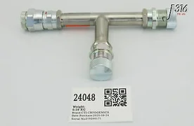 24048 CTI-CRYOGENICS T FIXTURE, AMAT 3300-02457 (NEW) 3918059G002