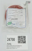 24700 APPLIED MATERIALS O RING ID 15.955 CSD.139 SILICONE (NEW) 3700-01595