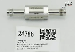 24786 MOTT CORPORATION GAS FILTER, 6815010, LAM 775-335570-004 SEN408NFF11
