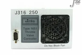 250 MKS TYPE 1651 THROTTLE VALVE CONTROLLER, AMAT 0500-01147 1651D2S2