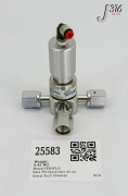 25583 VERIFLO 3-WAY DIAPHRAGM VALVE, 45200815, AMAT 3870-02141 944AOPLPNCSC333