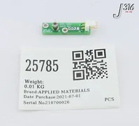 25785 APPLIED MATERIALS PCB ASSY, WAFER DETECTOR (REFURBISHED) 0100-20073