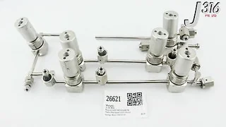 26621 LAM RESEARCH MANIFOLD PNEUMATIC VALVE ASSY 839-441677-001