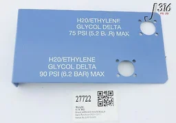 27722 APPLIED MATERIALS PLATE 0020-98607