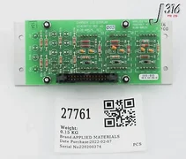 27761 APPLIED MATERIALS ASSY PCB CHAMBER I/O DISPLAY 0100-00525