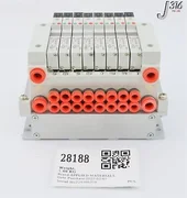 28188 APPLIED MATERIALS PNEU MANF, SLIT VLV  8-SLOT 1/4T 4060-00016