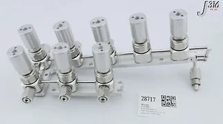 28717 LAM RESEARCH 10-WAY MANIFOLD VALVE ASSY, 8 VALVES 839-024556-100