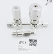 28719 LAM RESEARCH 3-WAY VALVE ASSY, 1/4" VCR 839-024354-100