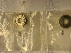  2PCS AMAT 0190-00986 BALL BEARING, .875OD X .375ID X .281W FL B2-8-S