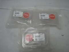 3 new AMAT 1270-02953 SWHEAD FLUSH PUSH BUTTON RED