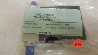 3030-06784, AMAT, AERA, MFC 7800 100SCCM SIF4 1/4VCR MTL NC 9P-