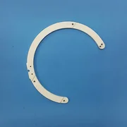 318-0201// AMAT APPLIED 0200-09574 HOOP,REV 1 CERAMIC,200MM USED
