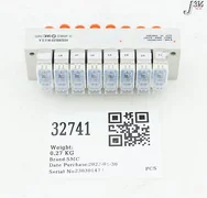 32741 SMC 8-SLOTS PNEUMATIC MANIFOLD, AMAT 4060-01262 V100-DUT00247