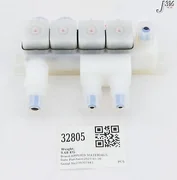 32805 APPLIED MATERIALS MANIFOLD, 4 VALVE, DIW SUPPLY, MEGASONIC 0190-77365