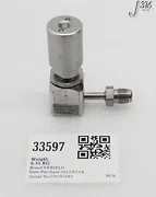 33597 NOVELLUS VALVE ASSY RT ANGLE 2.19MX2.07M, VERIFLO 45700152 60-180955-00