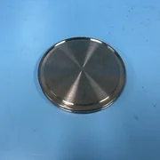 341-0403// AMAT APPLIED 3300-02254 FTG FLANGE BLANK NW100 5.12OD USED