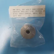 343-0102// AMAT APPLIED 0021-09516 PULLY,1/5" PITCH,15 GROVE,.37 NEW
