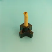 343-0401 AMAT APPLIED 1000-01034 KNOBPLSTC 4-PRONG 10-24X3/4THD STUD 1-1/ [NEW]